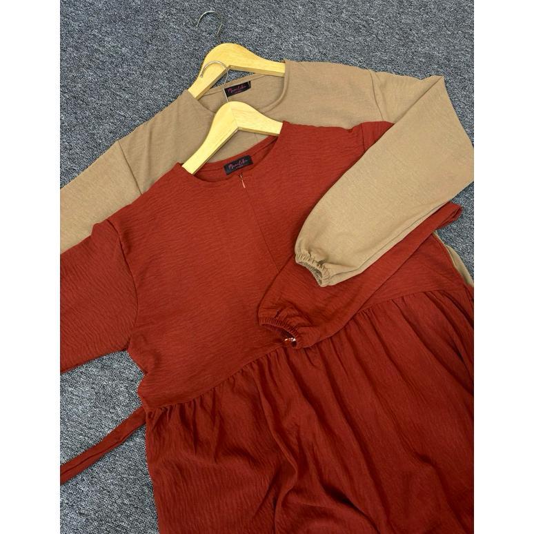 OFFICIAL MEDINA SET HIJAB GAMIS SYARI CRINKLE AIRFLOW