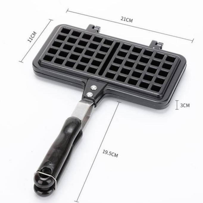 Double Waffle Pan Maker Croffle Pancake RAM
