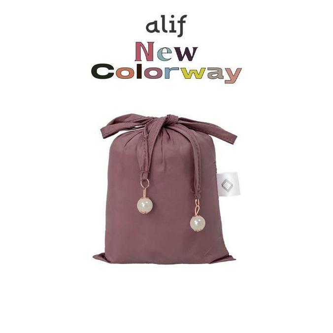 HARGA GROSIR - ALF BY ALIF MUKENA MINI PARASUT PREMIUM KOREA TRAVEL - MAUVE