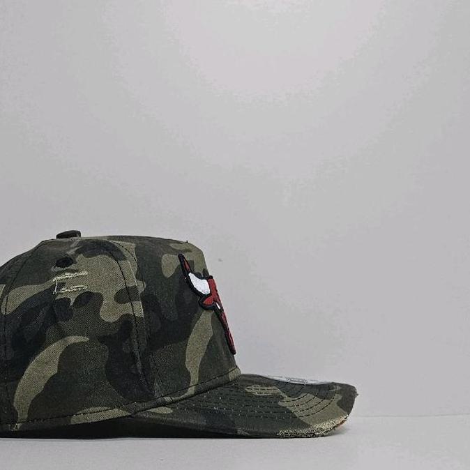 Promo Topi Baseball Camo Bordir Banteng Fashion Robekan Original