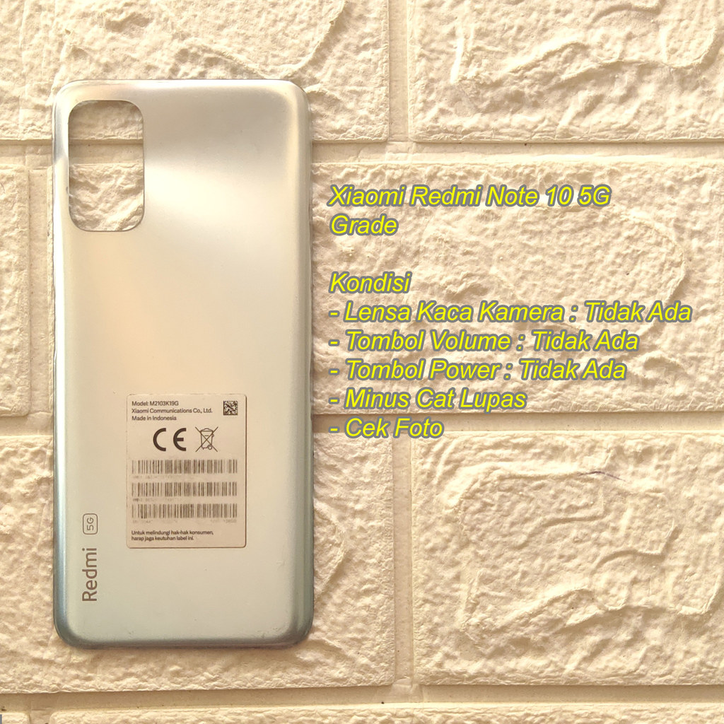Xiaomi Redmi Note 10 5G Backdoor / Tutup Belakang Copotan