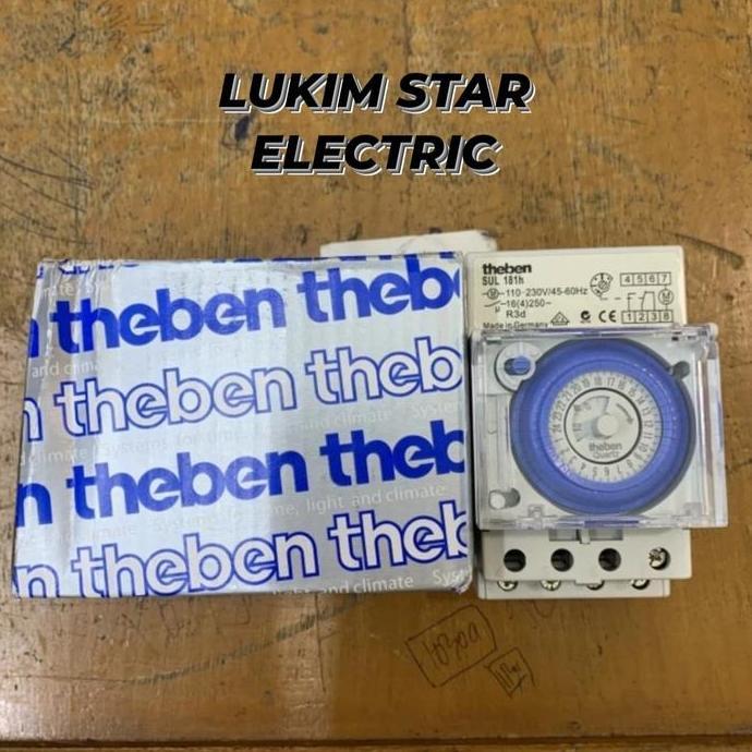 Timer Theben Sul 181 H/Timer Waktu Theben 181H 24Jam/Timer Theben SUL