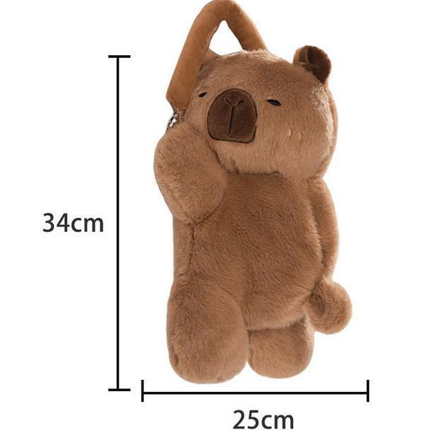 Tempat Tisu Mobil Capybara Kotak Tisu Lucu Tas Tisu Mobil Multifungsi Kotak Tisu Mobil
