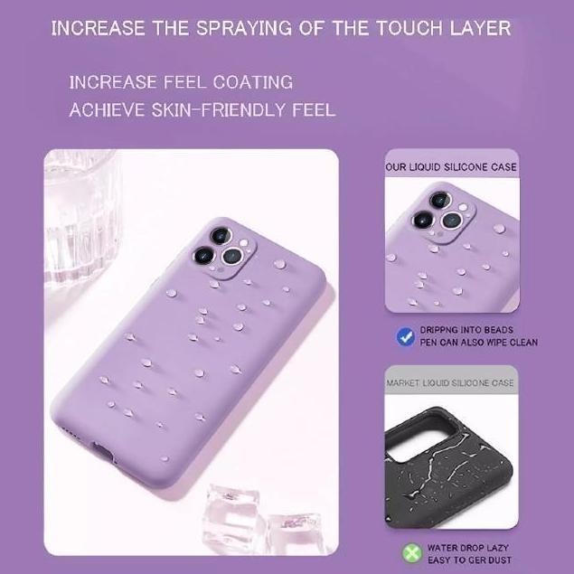 Ready Case   untuk Oppo A55 Baby Skin FREE tali Silicone Softcase Candy Square