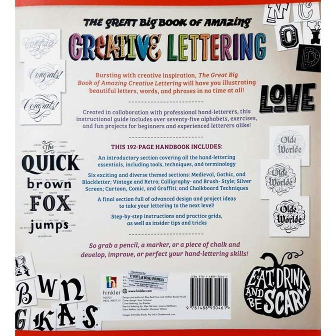 Ready The Great Big Book Of Amazing Creative Lettering