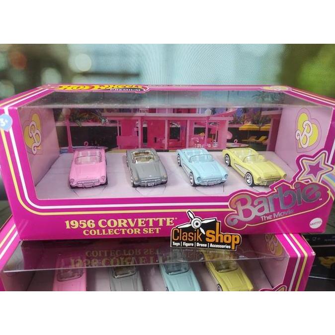 Hot Wheels Diorama Collectors Barbie The Movie Hot Wheels Corvette
