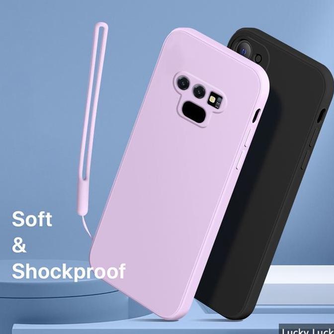 Ready Case  untuk Samsung Note 9 Liquid Suede Bludru LANYARD tali Casing Softcase