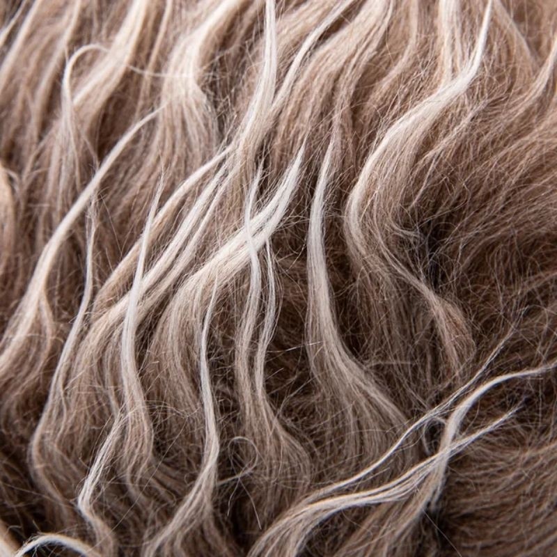 Topi Wig Model Rambut Pendek Pria Wanita Gaya Retro Hip-Hop Topi Wig Wibu Wig Korea Wig Rambut Bahan