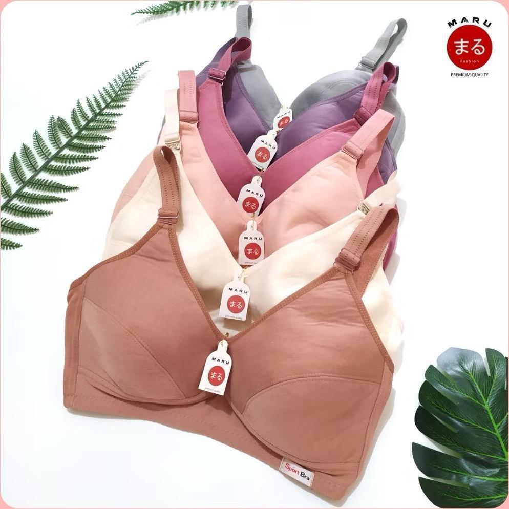 Favorit 6Pcs Bh Sport Bra Jumbo Kait 3 | Bh Wanita Besar Jumbo