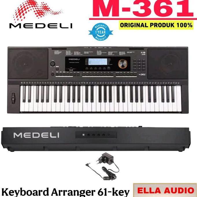 Keyboard Medeli M361 61-keys Portable  Keyboard Arranger Medeli M-361