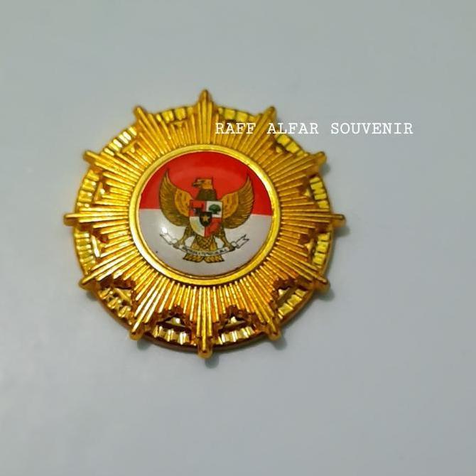 PIN GARUDA MERAH PUTIH MODEL PIN BINTANG GERIGI MAGNET