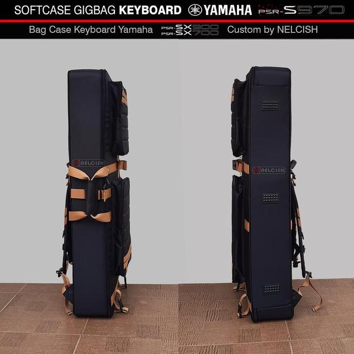 Ready  Softcase Gigbag Tas Keyboard Yamaha PSRS670 PSRS770 PSRS970 PSRS975 SX700 SX900 Custom by NEL