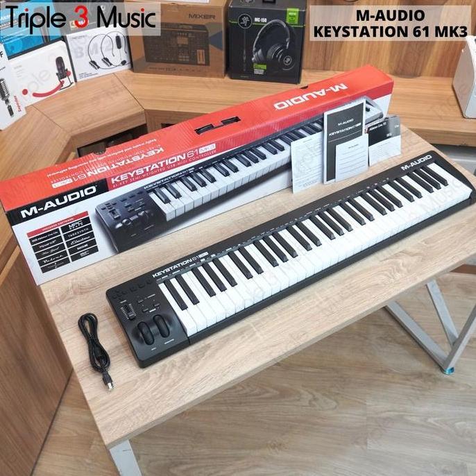 M-AUDIO Keystation 61 MK III Midi Controller Original