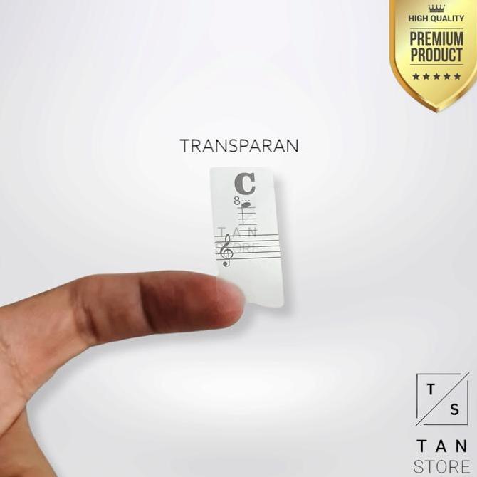 Ready  Sticker Label Tuts Piano Keyboard Premium Tidak Berbekas