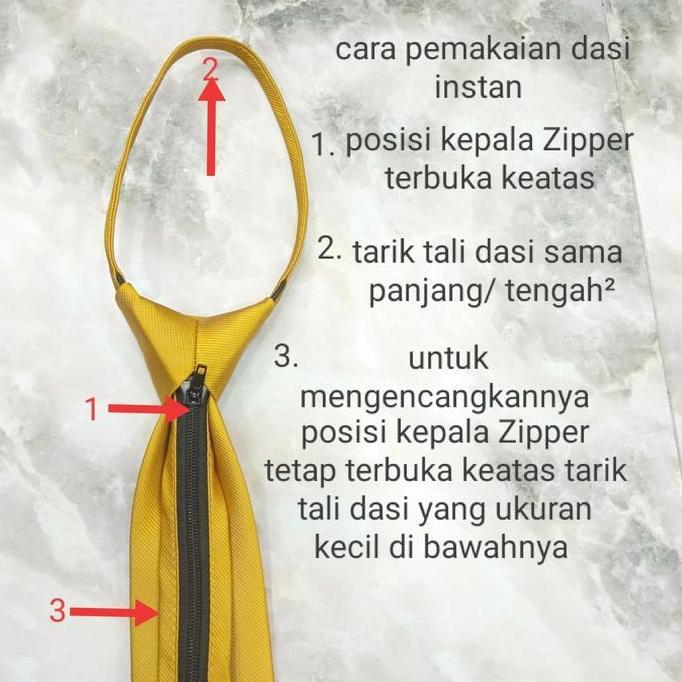 dasi zipper merah maroon dasi instan langsung pakai dasi formal