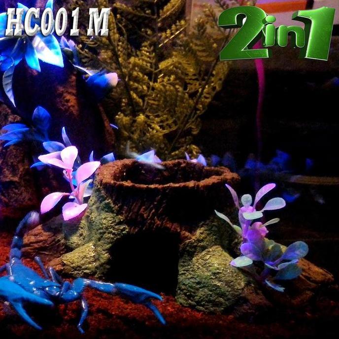 Ready HC001M HIDEOUT HIDING CAVE GOA TEMPAT SEMBUNYI HEWAN REPTILE GECKO TOKEK LEOPARD GEKO AFT WHEE