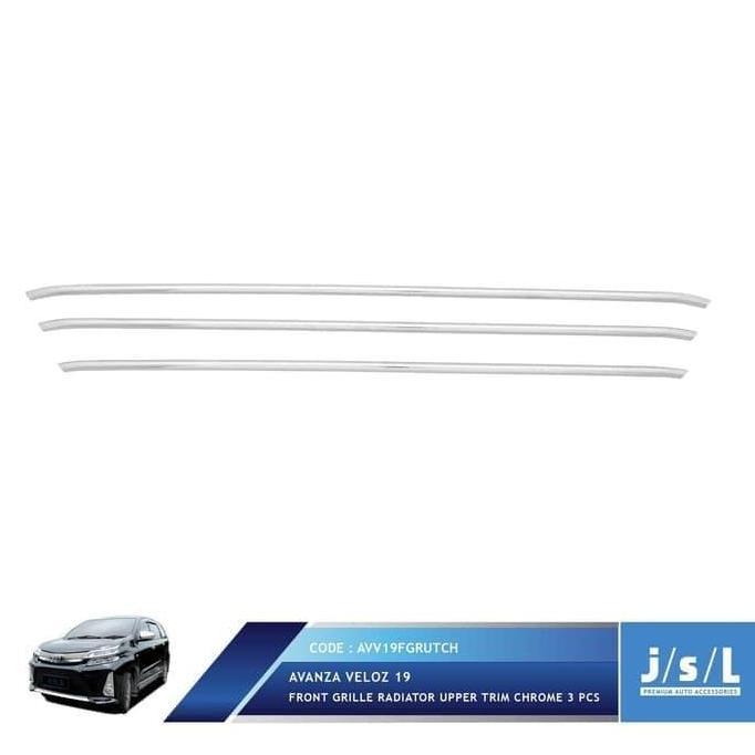 List Grill Radiator Atas Avanza Veloz 2019 Front Grille Trim Chrome