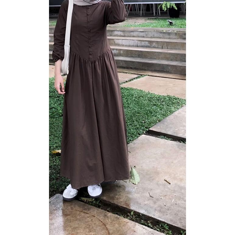 HOT DEALS Tessa Dress By.azeera Katun Premium Slim Fit