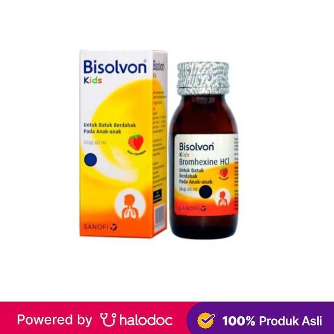 Bisolvon Kids Sirup 60 Ml - Obat Batuk & Flu - Halodoc