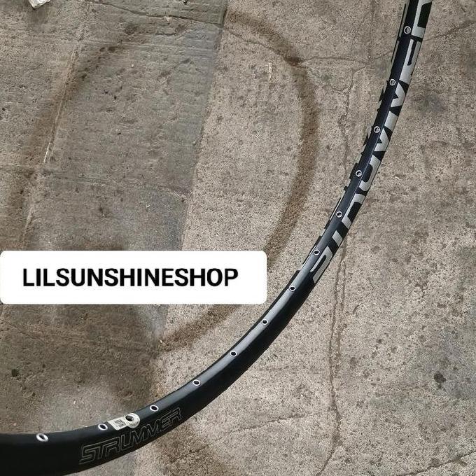 Ready Rims Velg 27.5 STRUMMER XC28 Rim Lubang Ruji 32H Rivet Presta FV Tubeless Ready Double Wall Ho