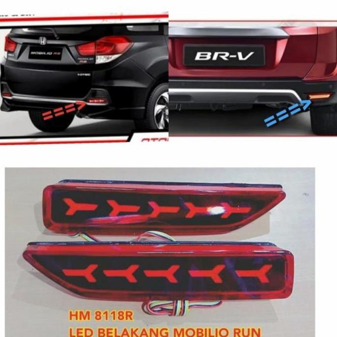 Lampu Led Reflektor Bumper Belakang Honda Mobilio/Brv