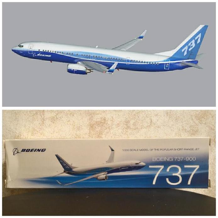 New  Boeing House B737-900ER Dreamliner Hogan Wings 1:200 Scale Plastik