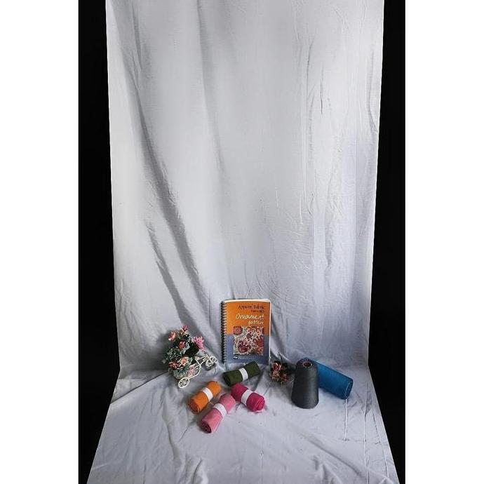 Ready  KAIN BACKDROP JUMBO / KAIN PUTIH BACKDROP PHOTO PRODUK (Per 0,5 Meter)