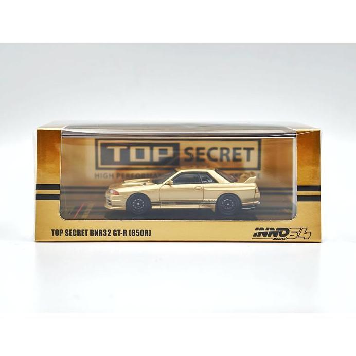 New  INNO64 - Nissan Skyline GTR R32 Top Secret Gold