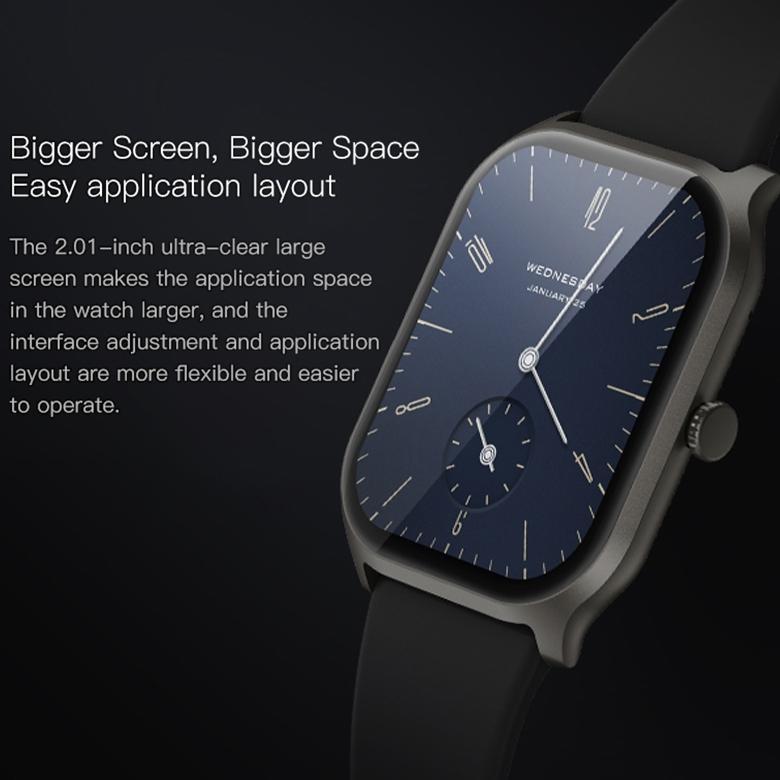 CUCI GUDANG WISELION ZL77J Smartwatch 2.01" HD Waterproof IP68 BT Call Health Monitoring Jam Tangan 