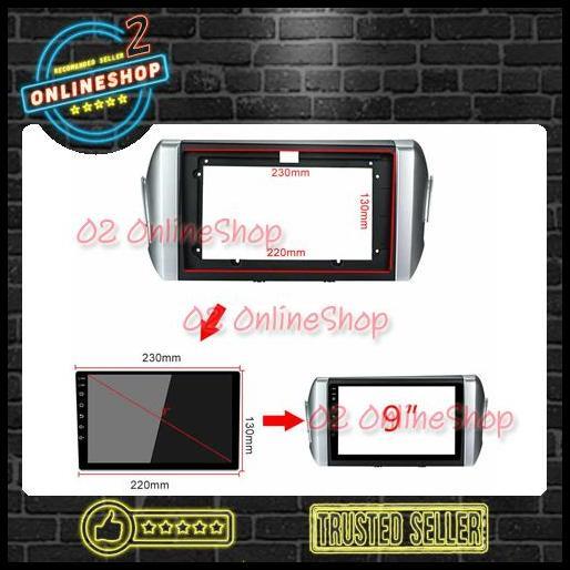 DISKON FRAME INNOVA 2016 9 INCH FRAME AUDIO 9 INCH INNOVA REBORN PANEL 9INCH 