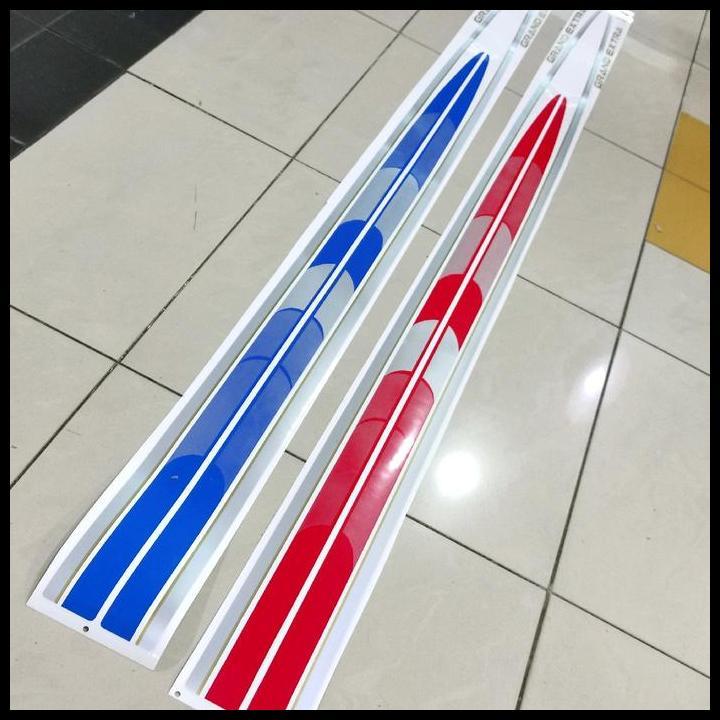 TERBARU STICKER STRIPING LIS BODY MOBIL KIJANG GRAND EXTRA 1.8 STIKER BODY MOBIL 