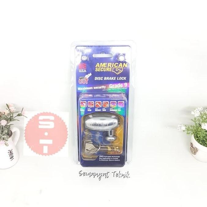 GEMBOK MOTOR CAKRAM DISC BRAKE SEPEDA MOTOR NMAX XMAX AMERICAN SECURE