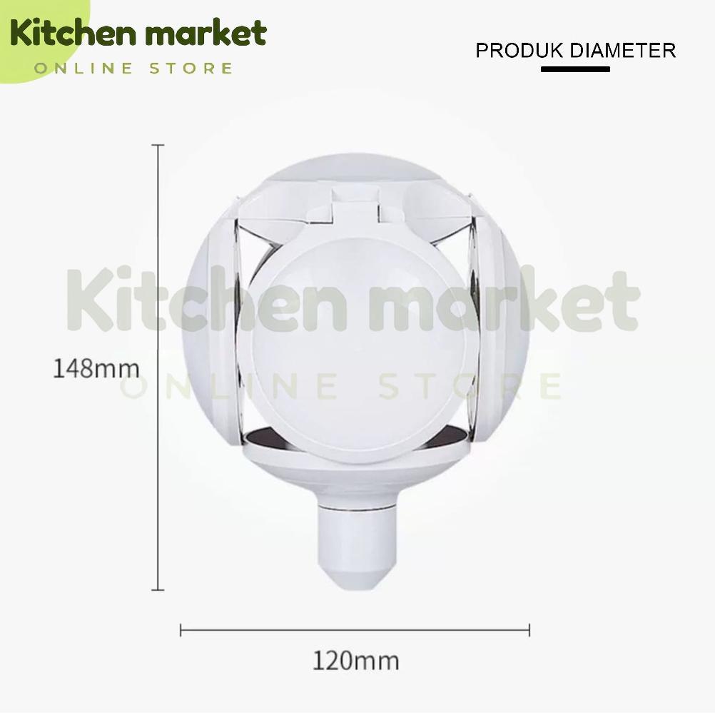 Saless Lampu Gantungan Led Bohlam 60Watt, Model Dragon Ball 5 Sisi / Led Ufo 60 Watt