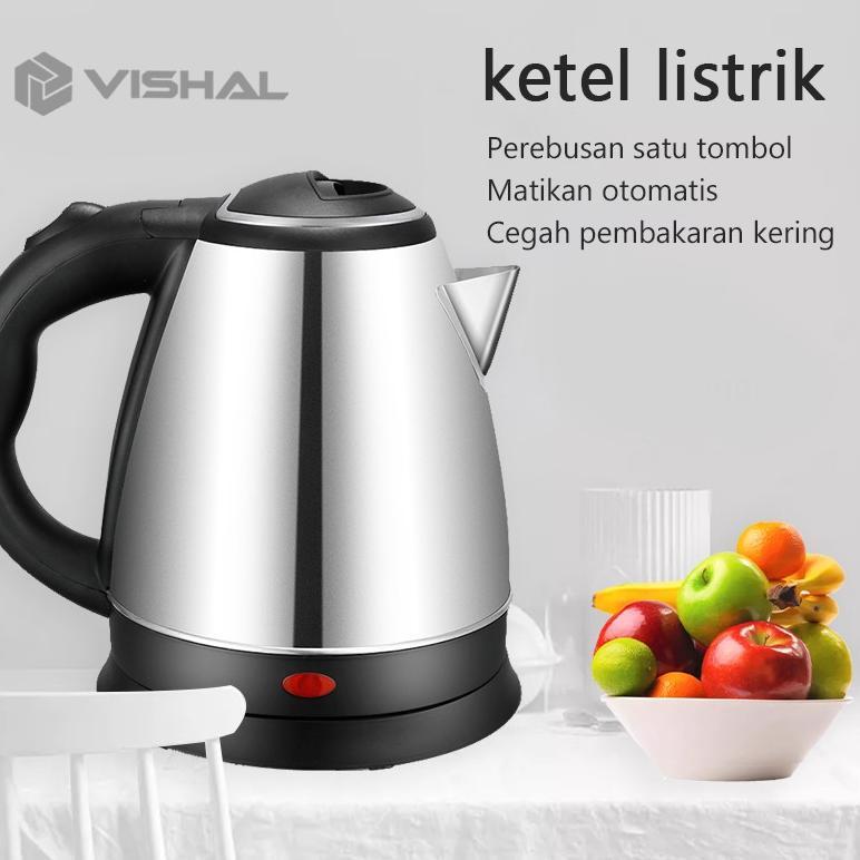 hot sale vishal teko listrik  pemanas air /kettle electric stainless pembuat kopi teh vs-1801
