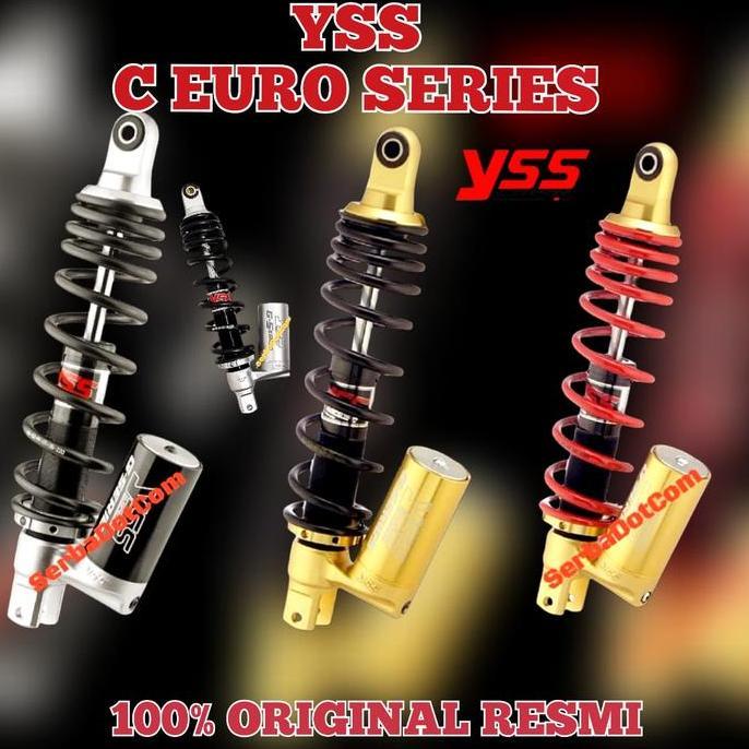 BEBAS ONGKIR - SHOCK YSS C EURO ORIGINAL VARIO 125 VARIO 150 SCOOPY FI BLACK RED GOLD EDITION SERIES