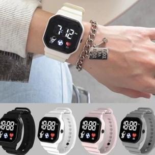 fast delivery jam tangan karet led jam tangan anak anak jam tangan sports watch jam tangan olahraga 