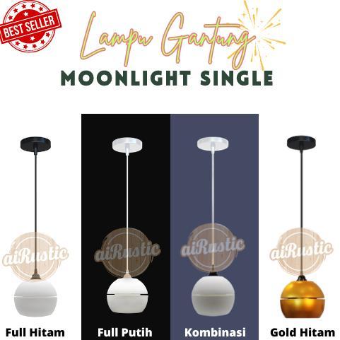 Terlaris Lampu Gantung / Lampu Hias Minimalis Moonlight - Lampu Gantung Model Bulat