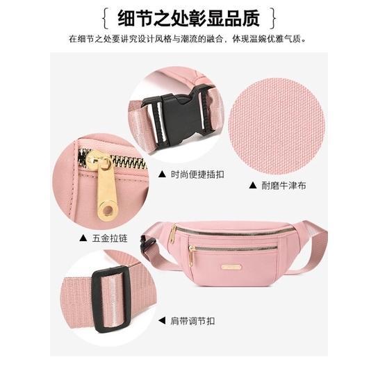 termurah tas pinggang wanita import selempang dada waistbag premium ori waterproof model o