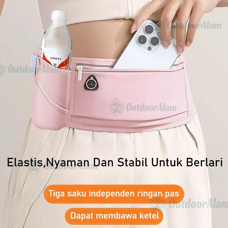 fast delivery tas pinggang lari waterproof tas pinggang olahraga go belt  running belt tas pinggang 