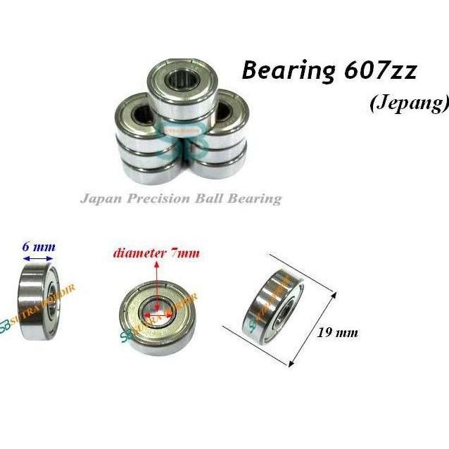 NEW bearing 607z ezo jepang Bearing 607zz Jepang Ball Bearing 607z EZO Japan Kualitas Bagus 607z EZO