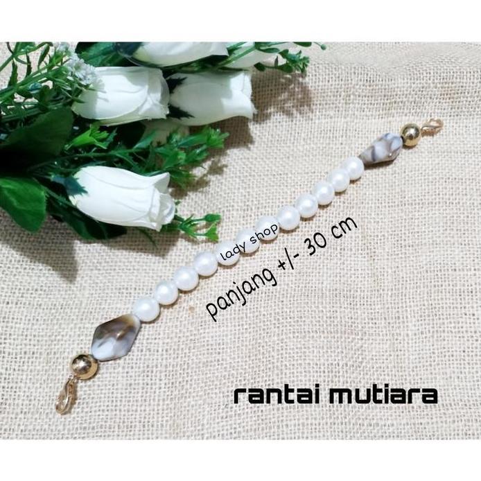 Lady Shop Tali Tas Rantai Tas Mutiara murah