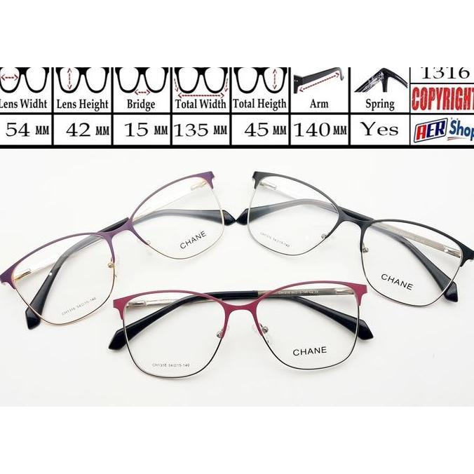 New frame cat eye metal kacamata minus cat eye terbaru frame kacamata besi murah