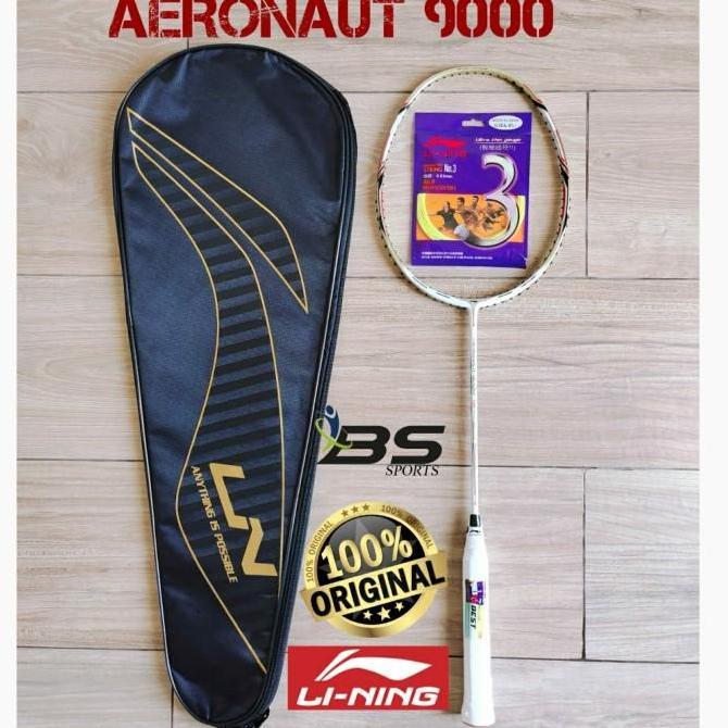 RAKET BADMINTON LINING AERONAUT 9000 ORIGINAL