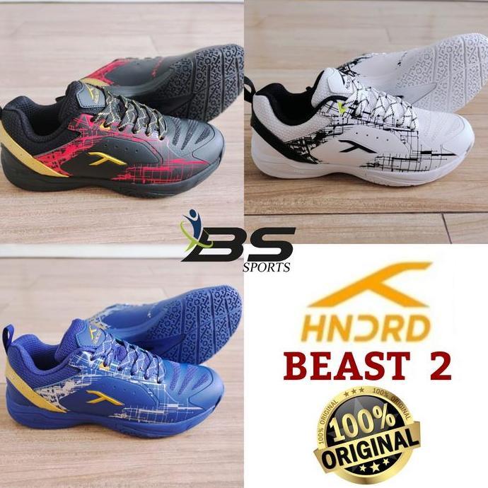 SEPATU BADMINTON HUNDRED BEAST 2 HNDRD BEAST II ORIGINAL
