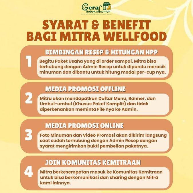 WELLJOY - FRANCHISE ES PERMEN KARET - Paket Jumbo