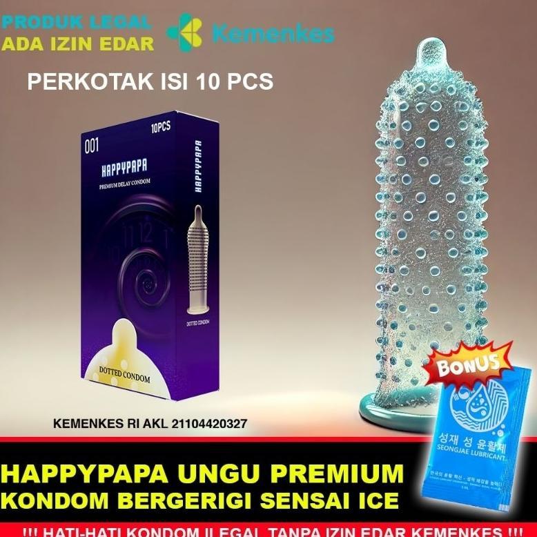 Terlaris ORIGINAL Kondom Premium - Kondom 001 Climax Berduri Bergerigi Tipis Bisa COD Privasi Terjam