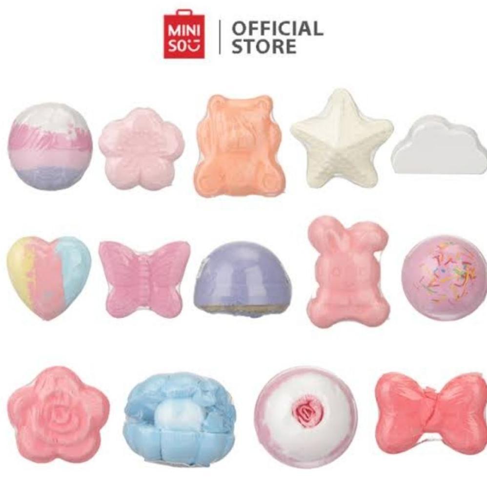 PROMO TERBARU Official BALI MINISO EAZZY Bath Bomb Mini Premium / Fun Premium Aromatherapy Bath Bomb