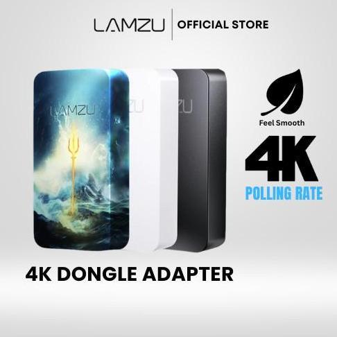 TERLARIS LAMZU 4K DONGLE ADAPTER POLLING RATE RECEIVER GARANSI RESMI
