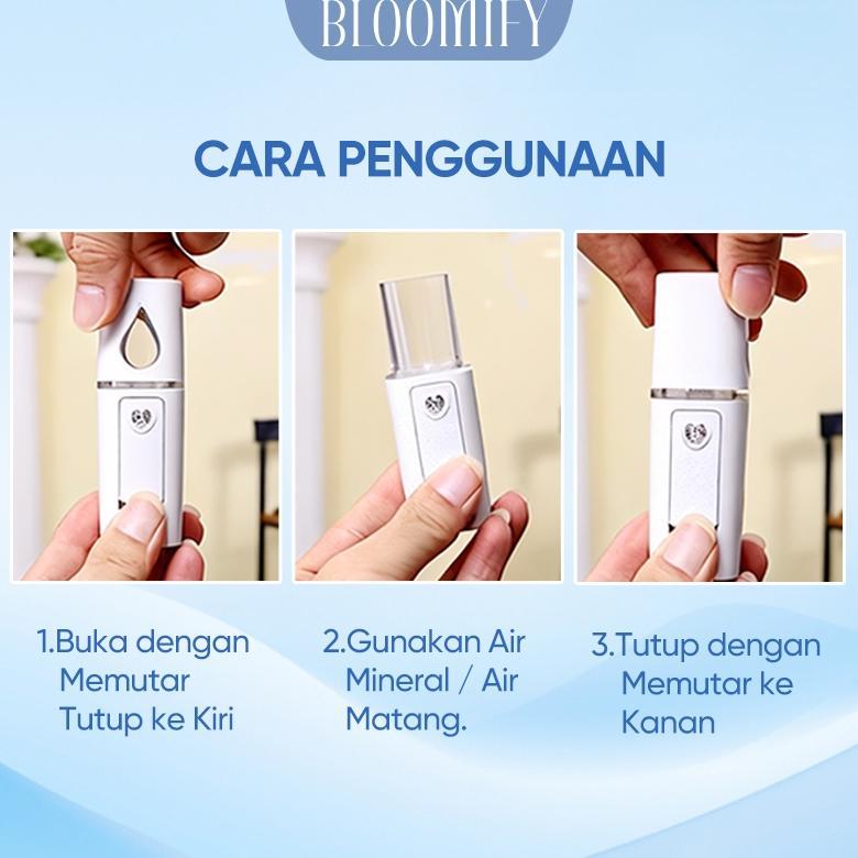 NEW BLOOMIFY Semprot Wajah Nano/Face Mist Nano/Spray Wajah Melembapkan/Face Spray Hydrating/Nano Spr