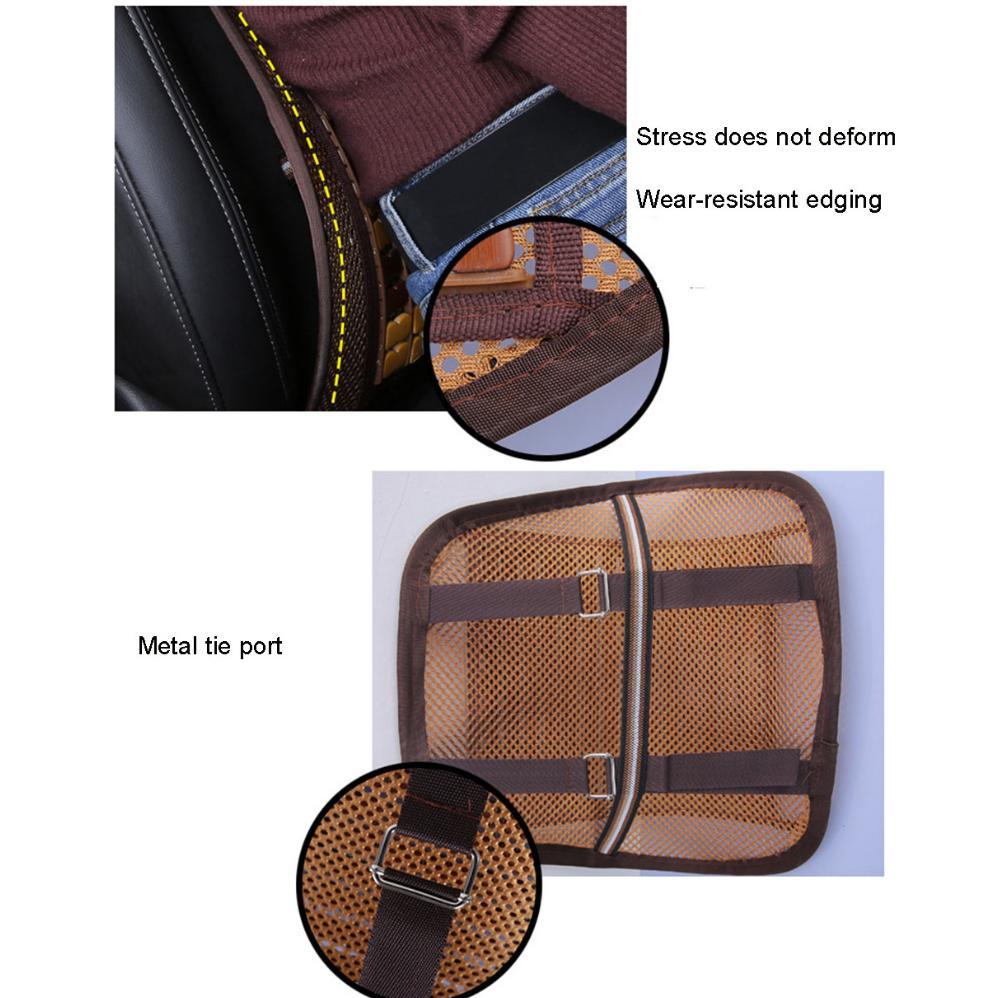 TERBARU Sandaran Punggung dan Alas Duduk Kursi Mobil /Alas Duduk Jok Mobil Bambu